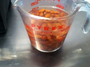 Raw Almonds Soaking